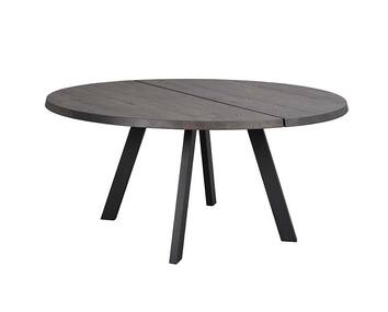 Fred matbord Ø160 cm i mörkbrun ek