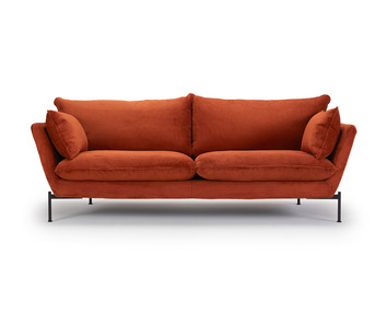 Hasle Lux K261 Soffa i tyget 595 Burnt Orange